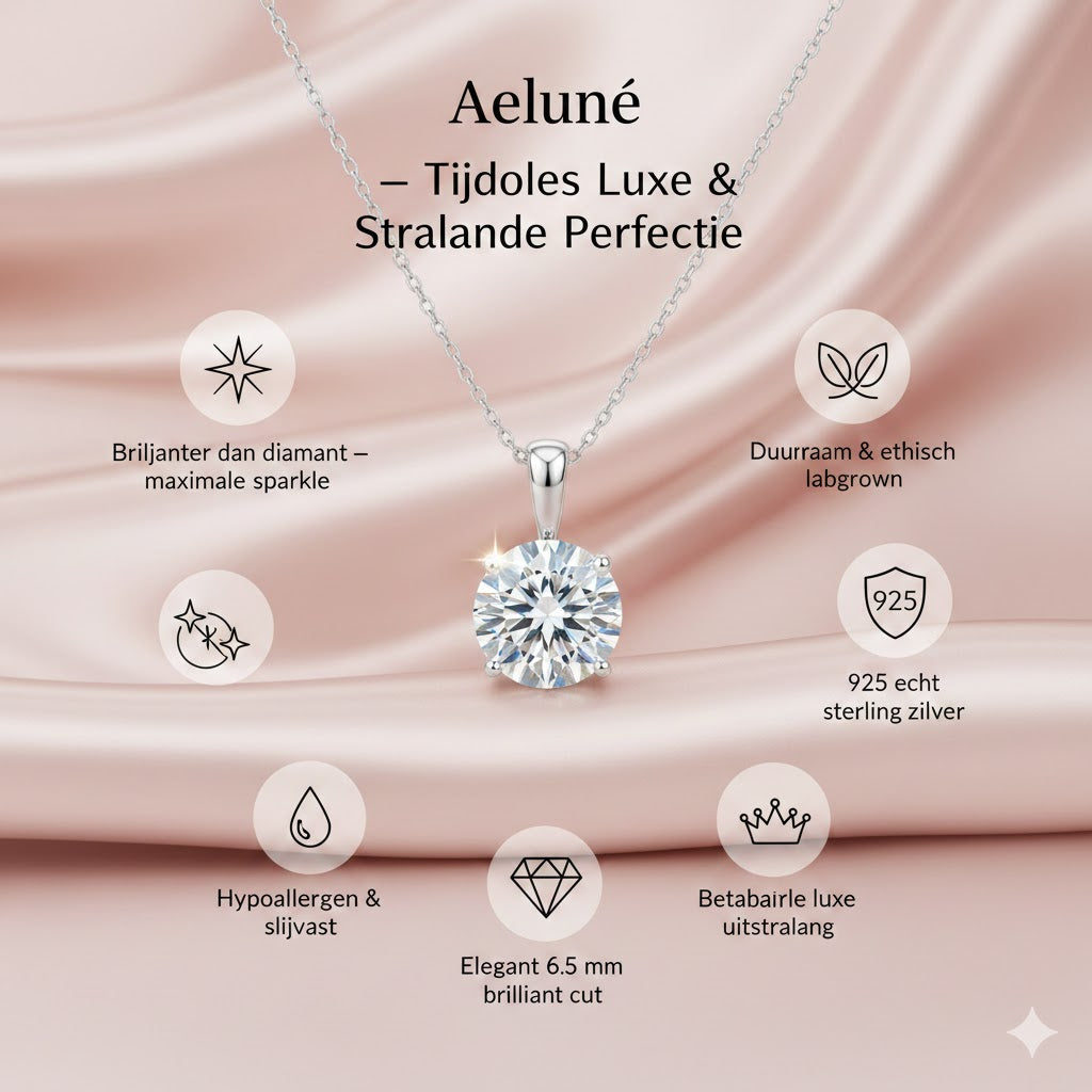 Sprankelende Labgrown Diamant Hanger